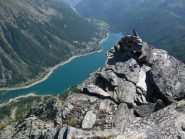 lago di ceresole dalla corbassera
