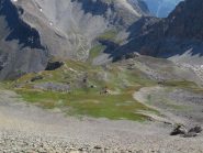 Il pianoro con il casermone