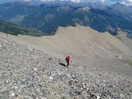 Andiamo a prendere il crinale per la discesa