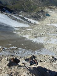 Salita sul versante francese