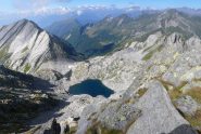 Il lago dalla cima