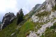 La discesa all' alpe Loccia