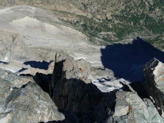 dopo  Le Cheval Rouge la cresta verso la vetta