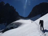 dopo lo sperone Enfetchores verso la Breche della Meije