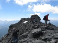 parecchia gente oggi in vetta