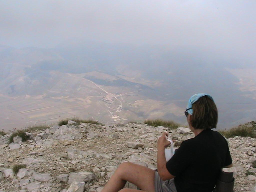 Castelluccio dalla vetta.
