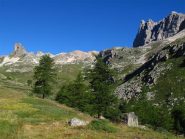 Salendo si aprono i primi scorci