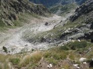 Il ripido sentiero di salita al Colle di Fremamorta