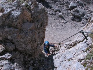 Toni sulla ferrata