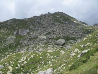 Il versante sud-est della Cialma Linsor