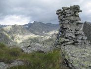 Vetta con panorame verso l'alta Valsoera