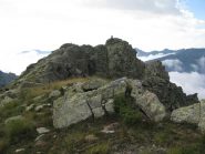 La parte finale della cresta nord di salita