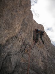 tratti di roccia buona