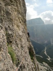 Fede inizia il traverso