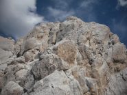 la stupenda cresta ovest alla punta dei due