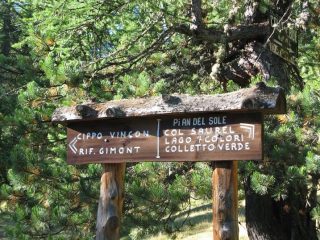 le indicazioni in partenza