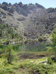 il laghetto Leser prima tappa