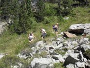 in discesa sul sentiero 5 C