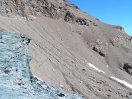 Le tracce sul versante Sud-Est, molto più comode di quanto sembra