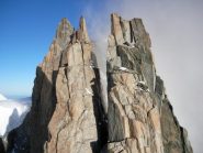 La Pointe Carmen e la Mediane a dx viste dalla breche dell'Isolee'