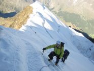 Il tratto più ripido prima dell'arrivo in vetta