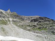 la Bioula,a destra,dopo due ore e trenta di cammino