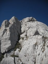 l'attacco della parte alpinistica