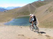 In discesa verso il lago...