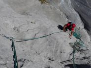 nella parte terminale della via