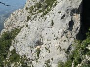 Cordata sul traverso, foto presa dall'Adrech.