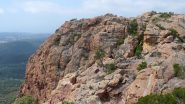 In vetta panorama verso il mare