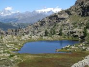 Laghetto con sfondo i Breithorn ed il Cervino