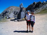 In compagnia della moglie Barbara