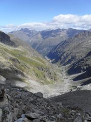vista sulla Valeille e sul percorso effettuato