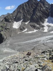 il bivacco visto dall'alto