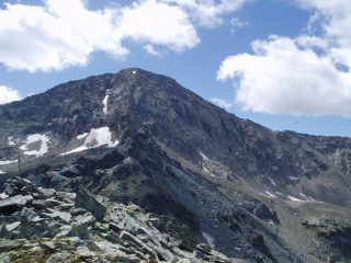 Il Mont Glacier visto dalla punta