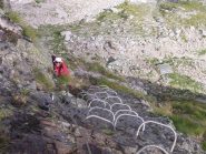 ferrata in discesa