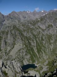 lago della balma dalla cima