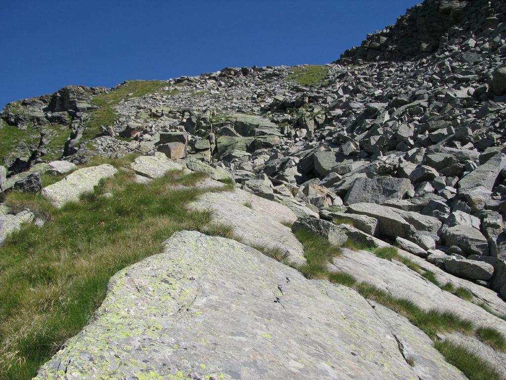 Il tratto finale di salita