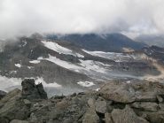 Dalla vetta, tempo perturbato verso la Francia