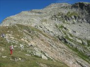 La cresta Ovest -Discesa-