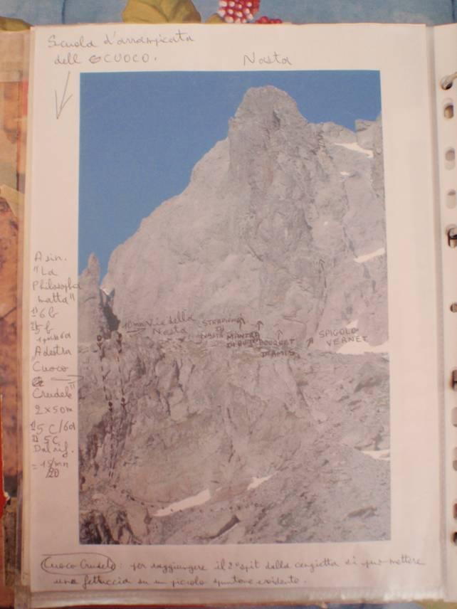 Relazioni delle nuove vie sui contrafforti della Cima di Nasta