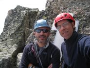 Io e Antonio in vetta