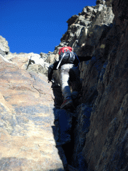 tratto di arrampicata