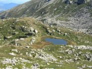 il primo laghetto vicino al rifugio