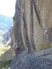 otaner alla base del diedro del 4° tiro