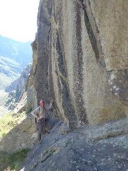 otaner alla base del diedro del 4° tiro