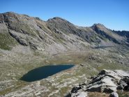 I laghi Fertà e Unghiasse dalla vetta