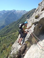 penultimo tiro: traverso che porta alla sosta