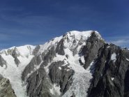 vista sul Bianco dalla vetta del Petit mont Blanc